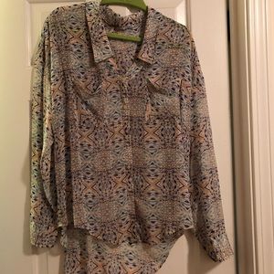 free people button down top